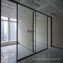 High Quality Double Glass Partition Wall Tempered Glass